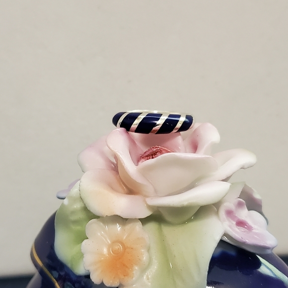 Sterling Lapis Band Ring - Picture 7 of 13